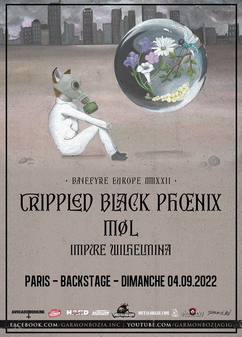 Crippled Black Phoenix / MÃ¸l / Impure Wilhelmina // Paris
