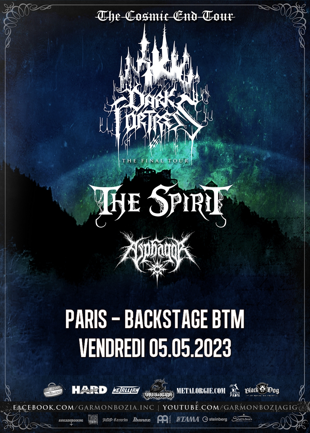 Dark Fortress / The Spirit / Asphagor // Paris