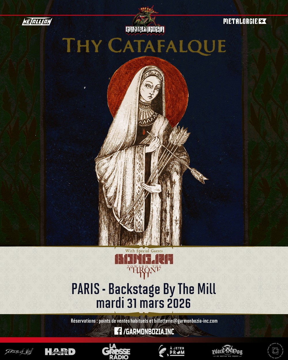 Thy Catafalque / Bong-Ra / Toward The Throne // Paris