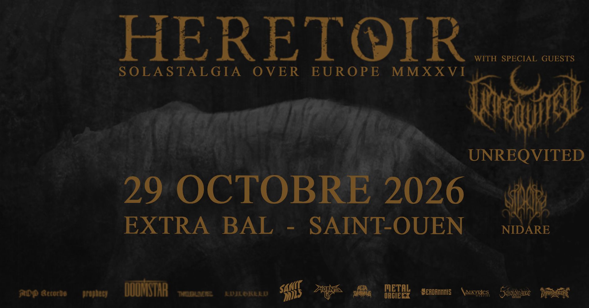 Heretoir / Unreqvited / Nidare // Saint-Ouen